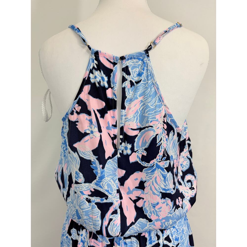 Lilly Pulitzer sleeveless floral romper - Picture 6 of 9
